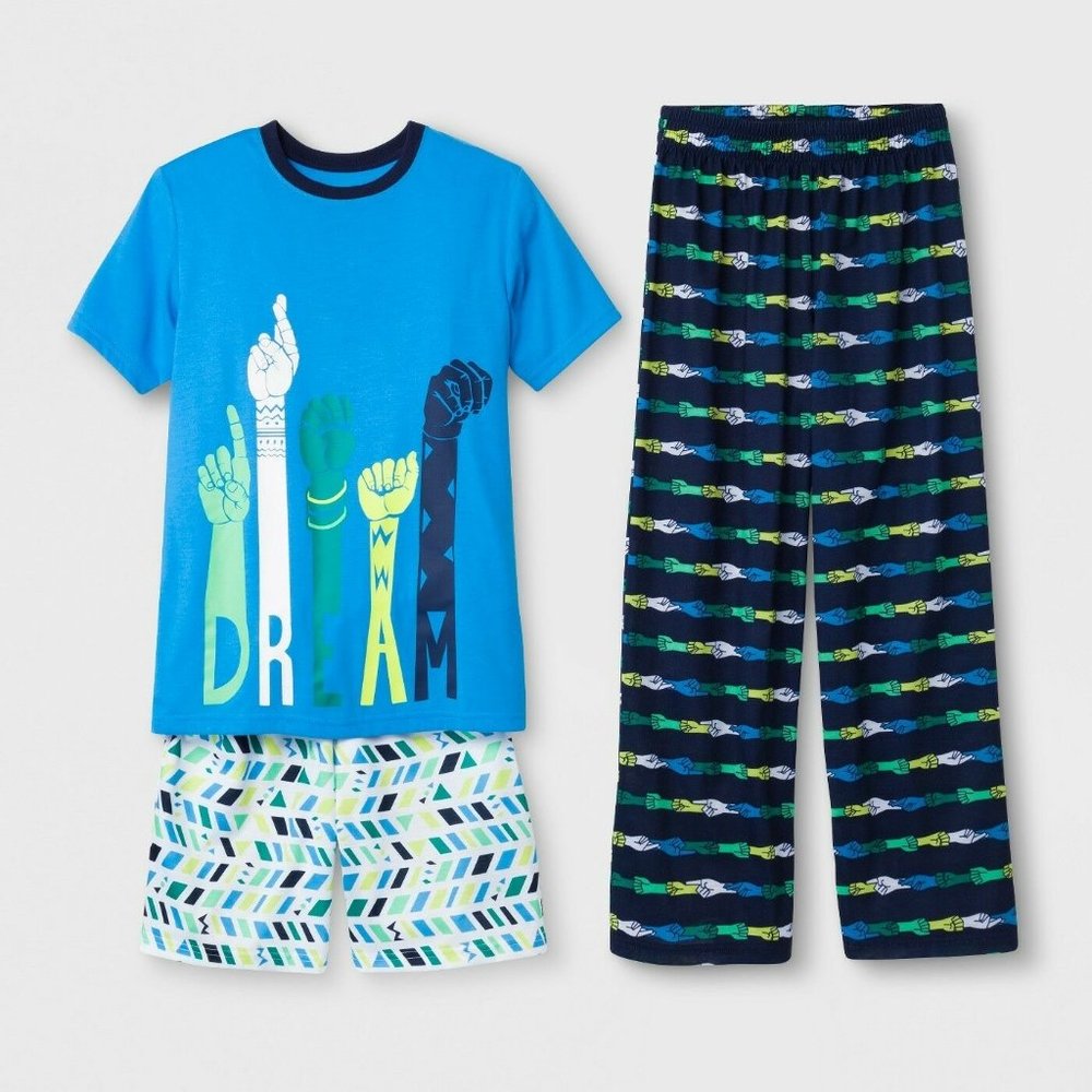 Boy's 3-PC PJ Set